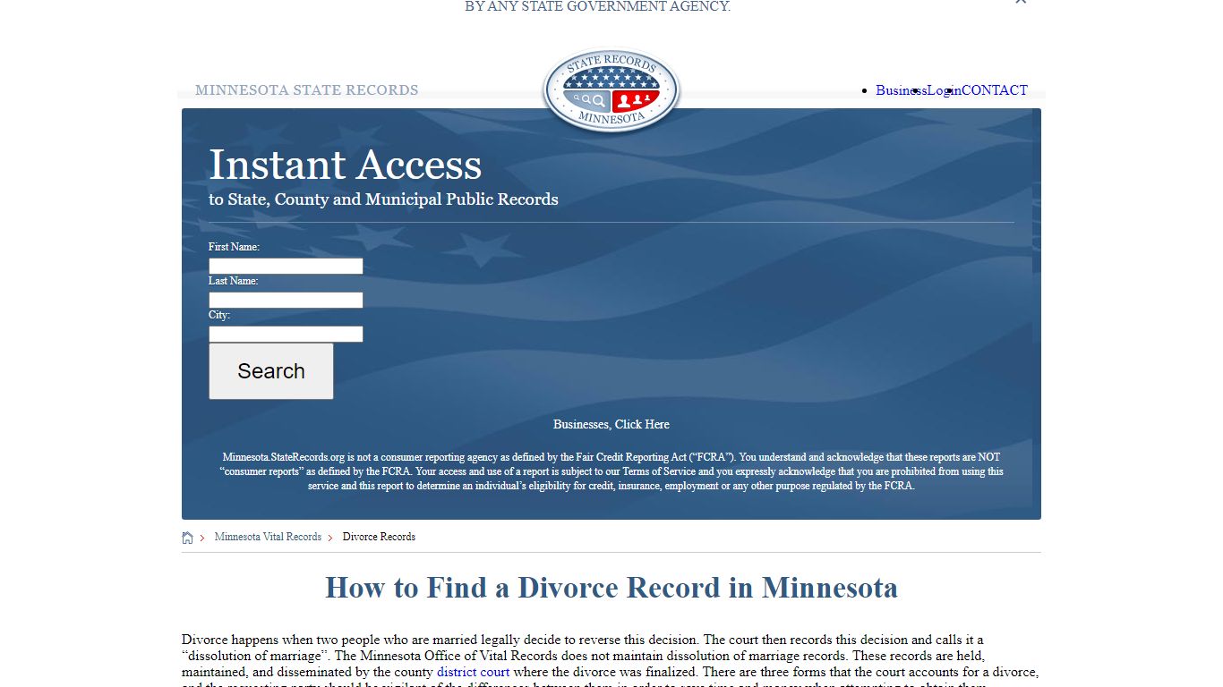 How to Find a Divorce Record in Minnesota